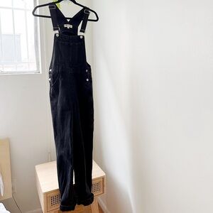 Madewell Denim Black Overalls